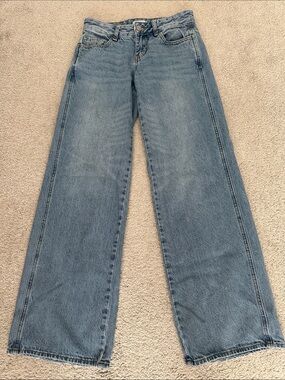 PacSun Light Blue Wide-Leg Jeans